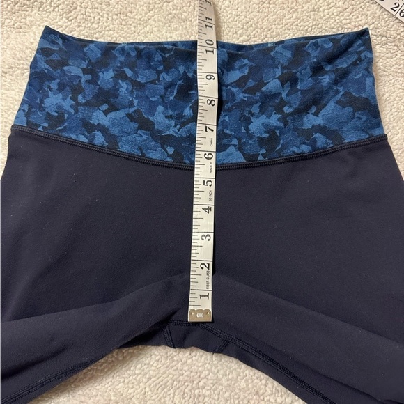 Lululemon Blue Groove Yoga Pants Wide Leg Flare High Rise Leggings - Picture 9 of 13